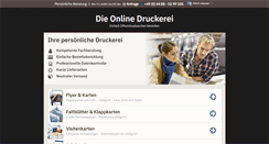 Desktop Screenshot of die-online-druckerei.com