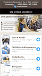 Mobile Screenshot of die-online-druckerei.com